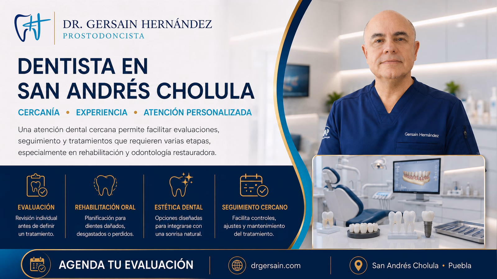 Dentista en Puebla: atención restauradora y estética con un plan personalizado
