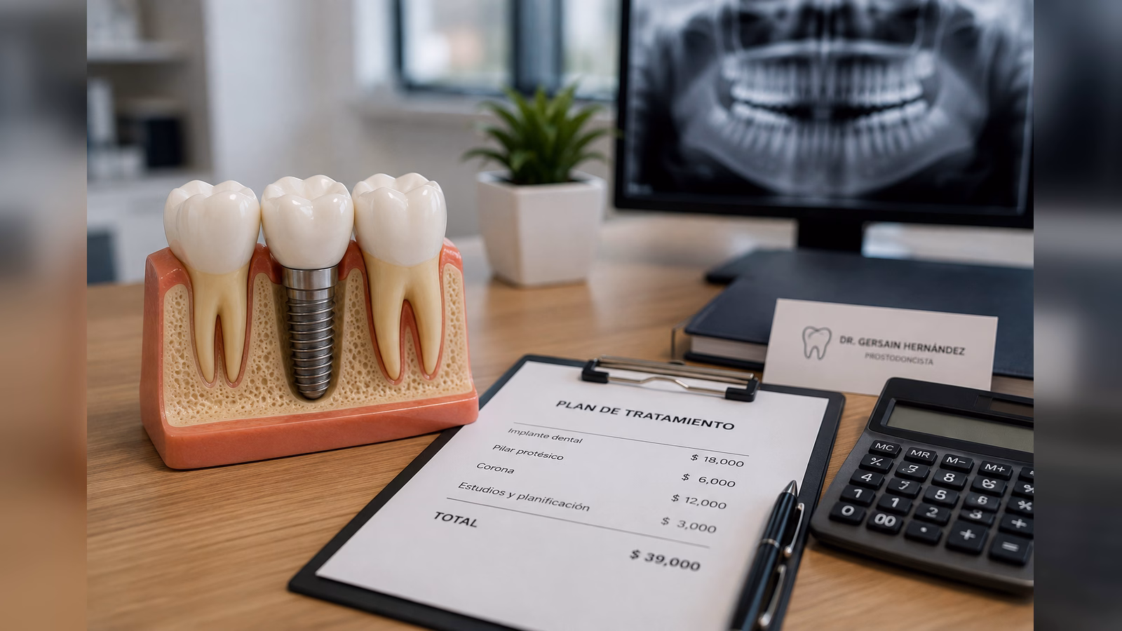 Precio de implante dental: qué incluye y por qué cambia de un caso a otro