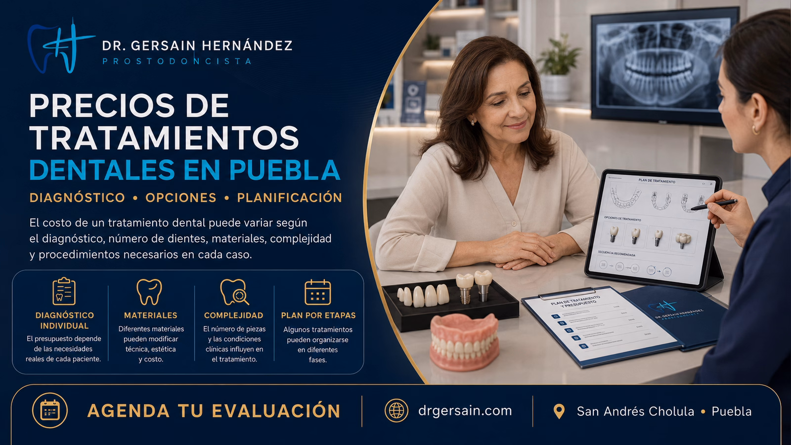 Precio de dentista en Puebla: qué factores cambian el costo de un tratamiento dental