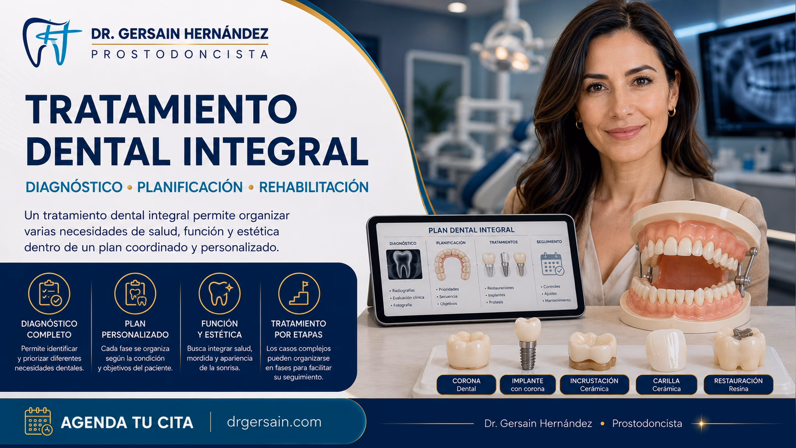 Tratamiento dental integral: cómo ordenar varias necesidades en un solo plan